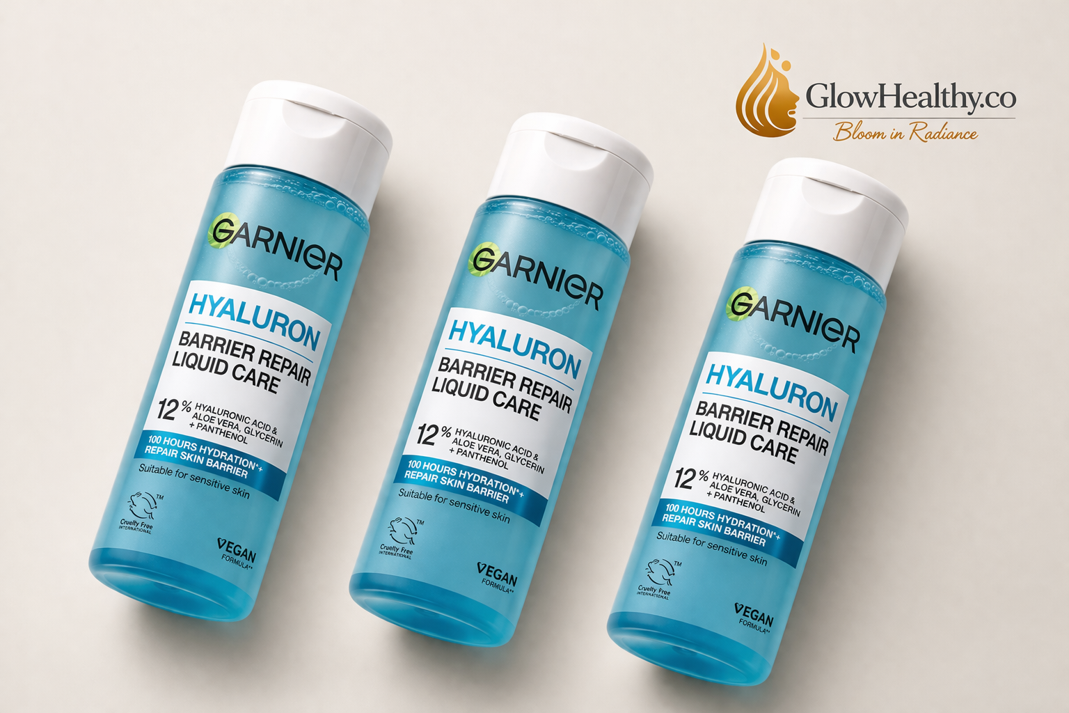 Garnier Hyaluron Barrier Repair Liquid Care – Intense Hydration for Sensitive Skin