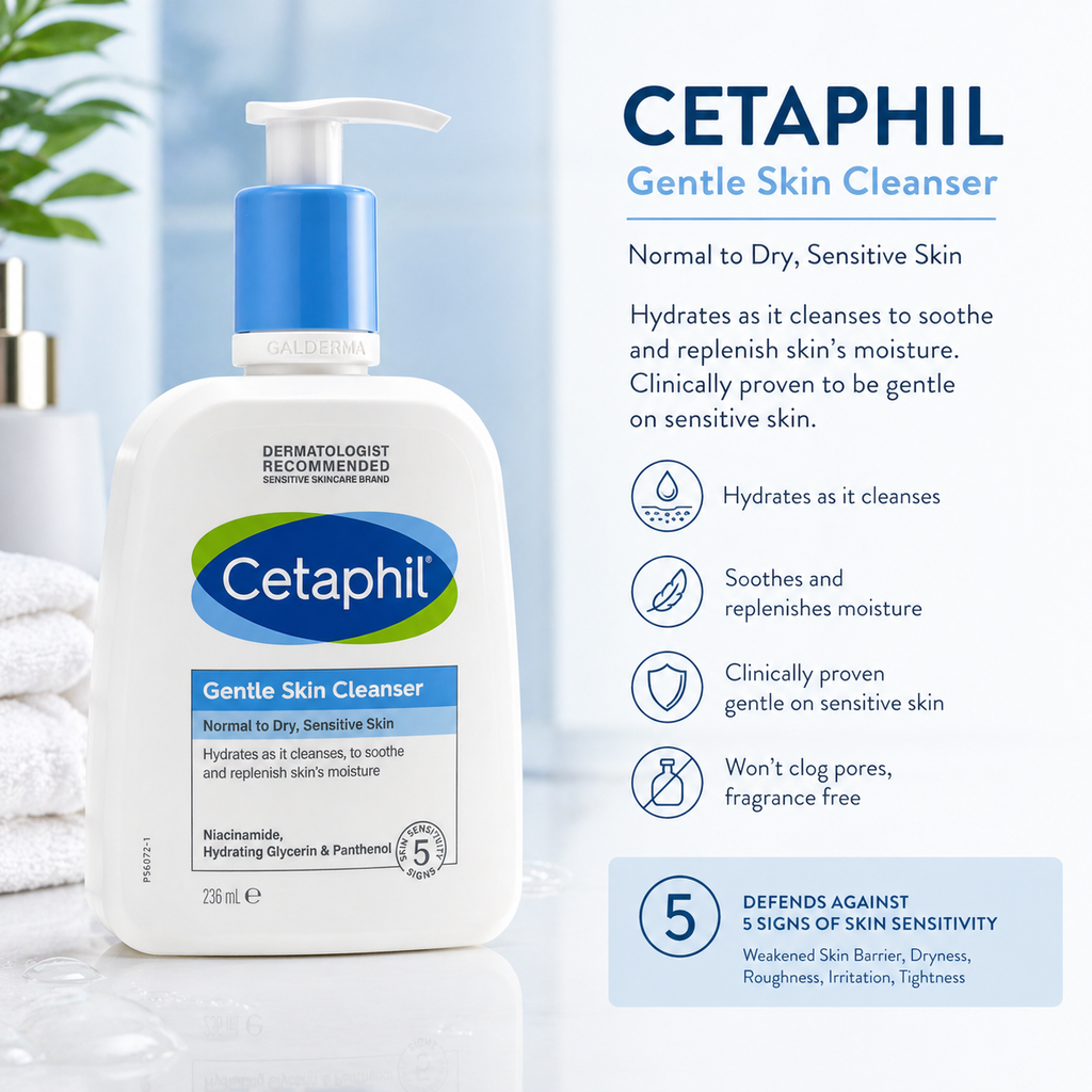 Cetaphil Gentle Skin Cleanser – 236ml