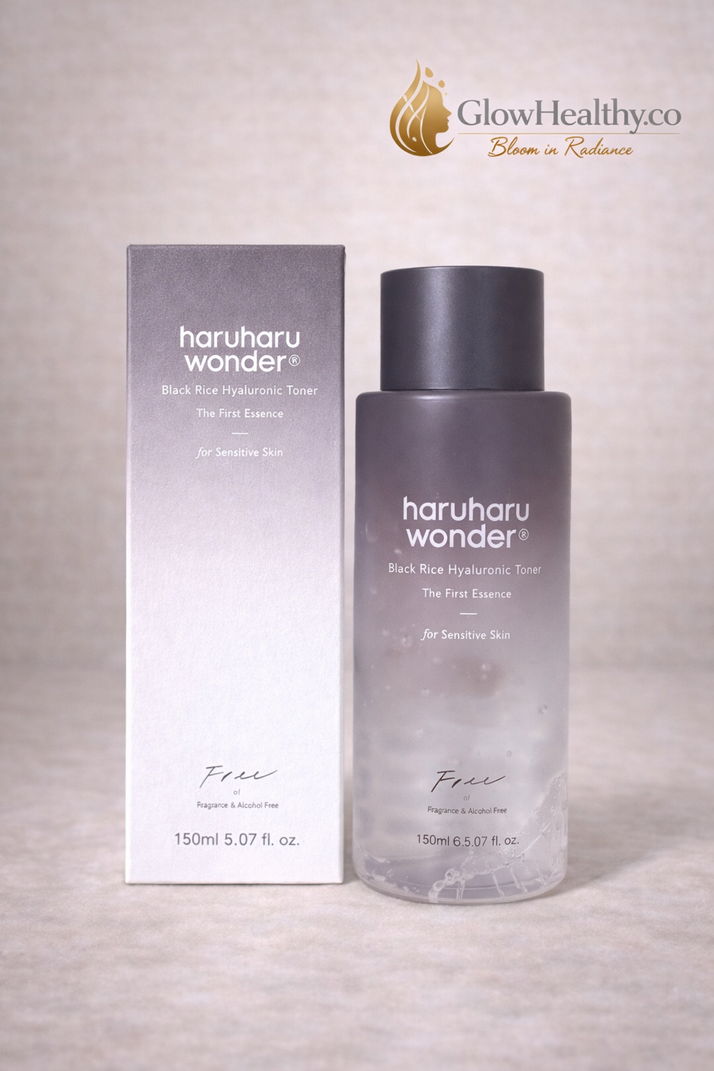 Haruharu Wonder Black Rice Hyaluronic Toner (Fragrance-Free) – 150ml
