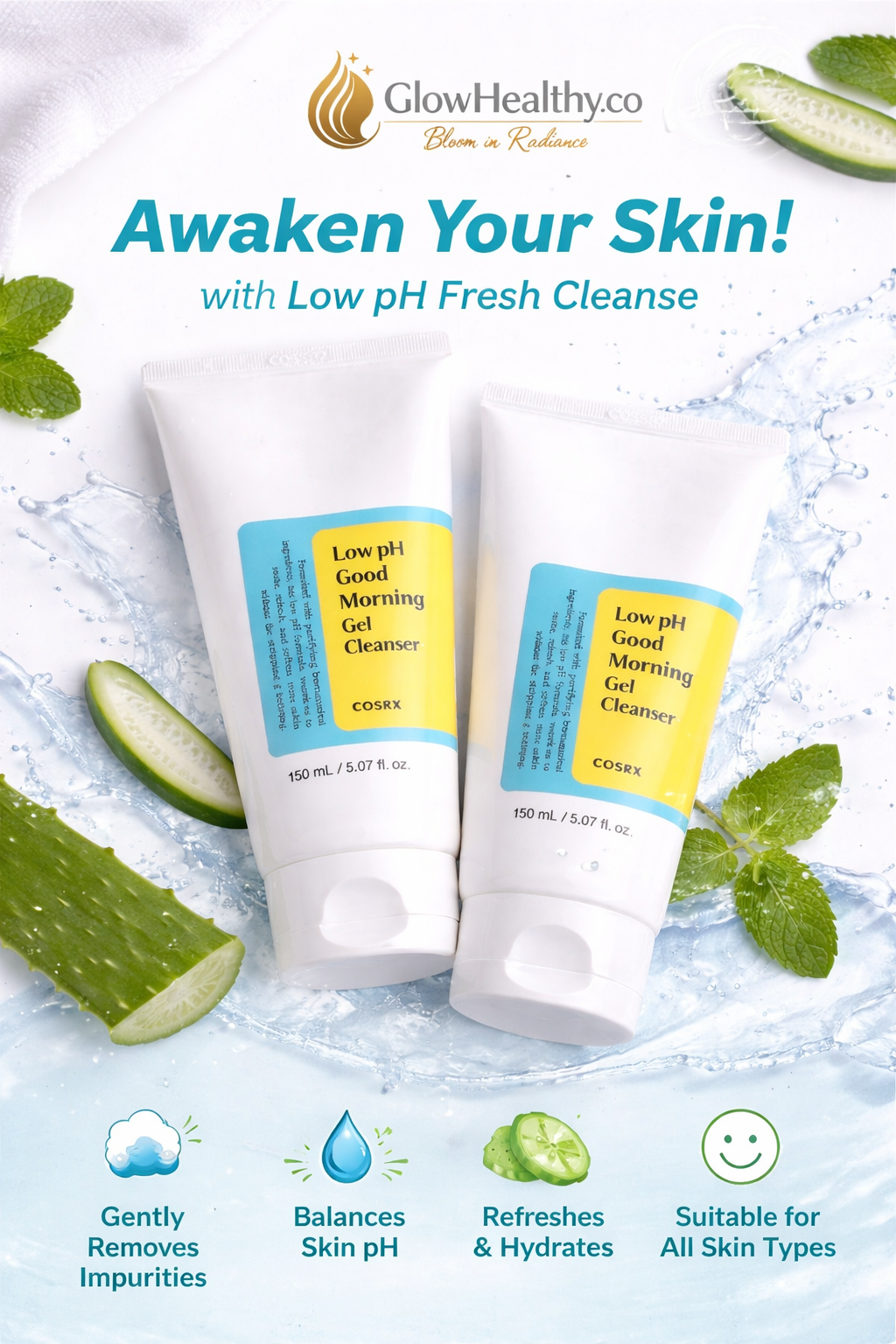 COSRX Low pH Good Morning Gel Cleanser