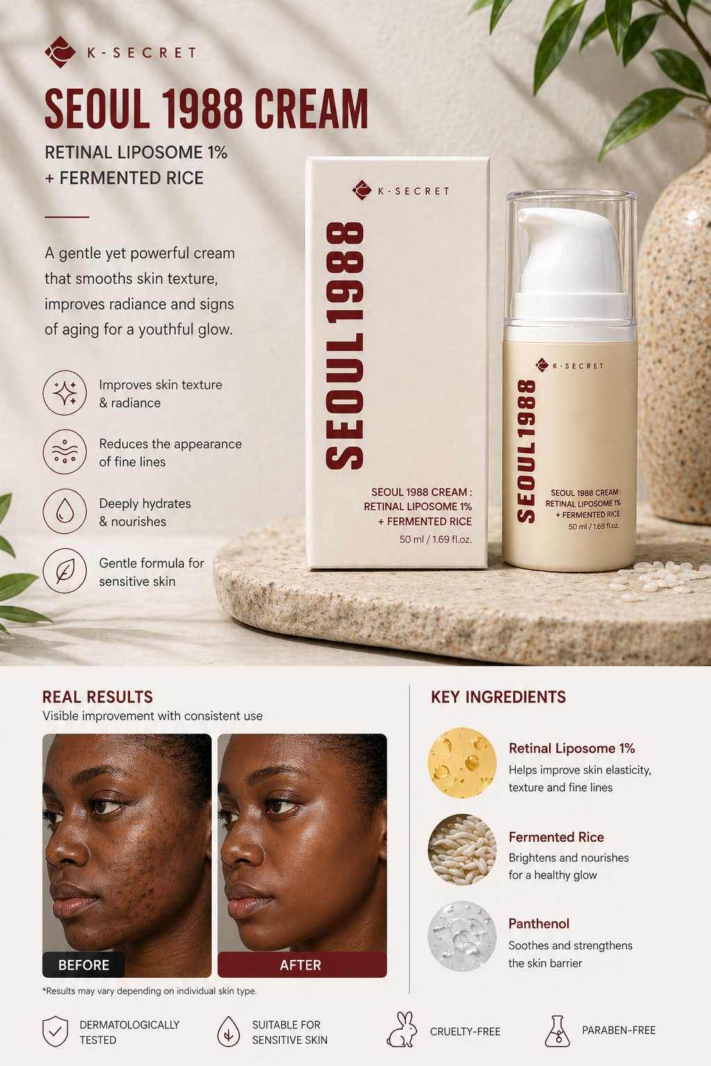 K-Secret Seoul 1988 Retinal Cream