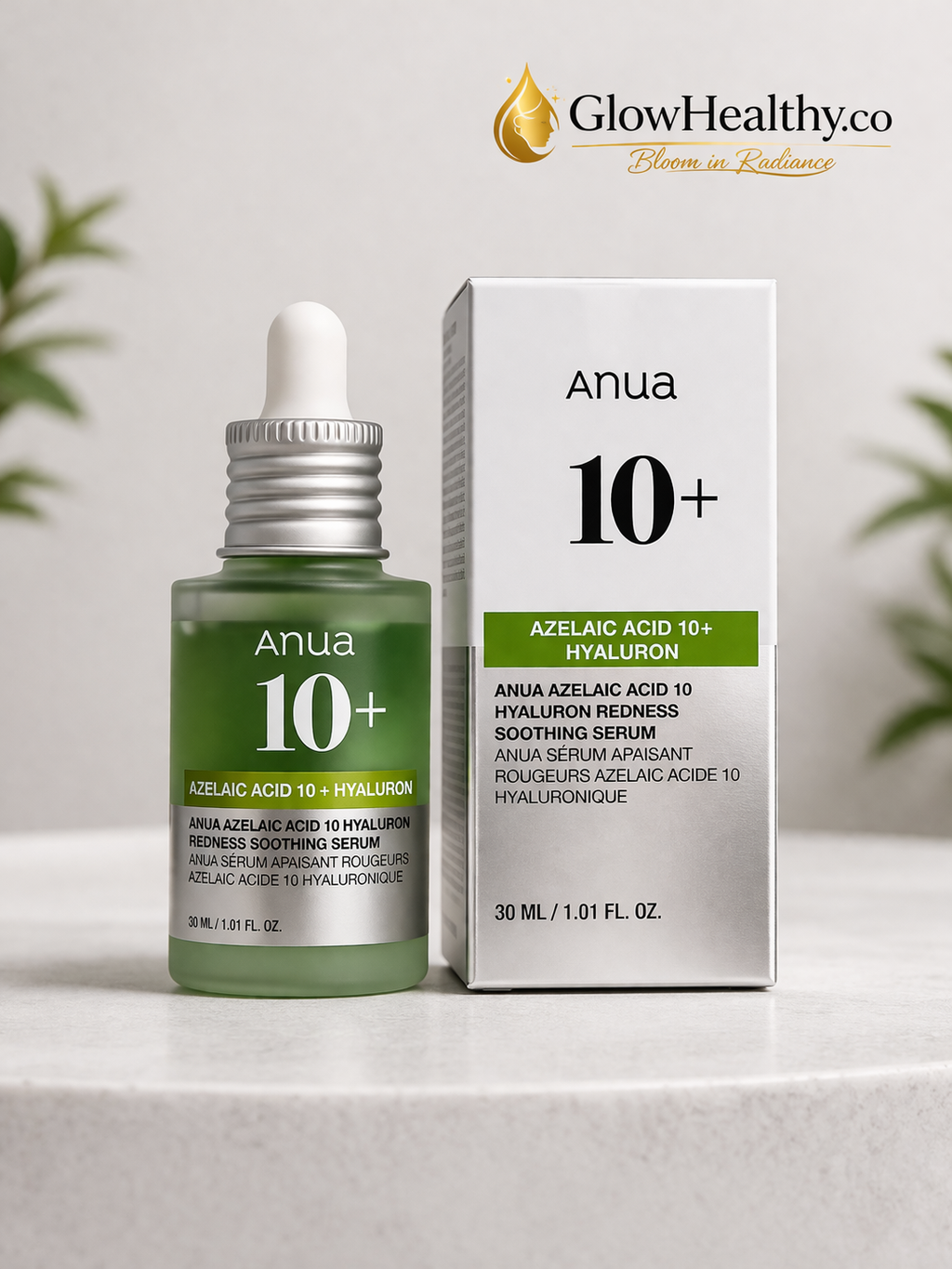 Anua 10% Azelaic acid + Hyaruon redness soothing serum 30ml