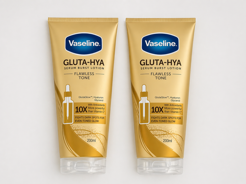 Vaseline Gluta-Hya Flawless Tone Serum Burst Lotion (200ml)