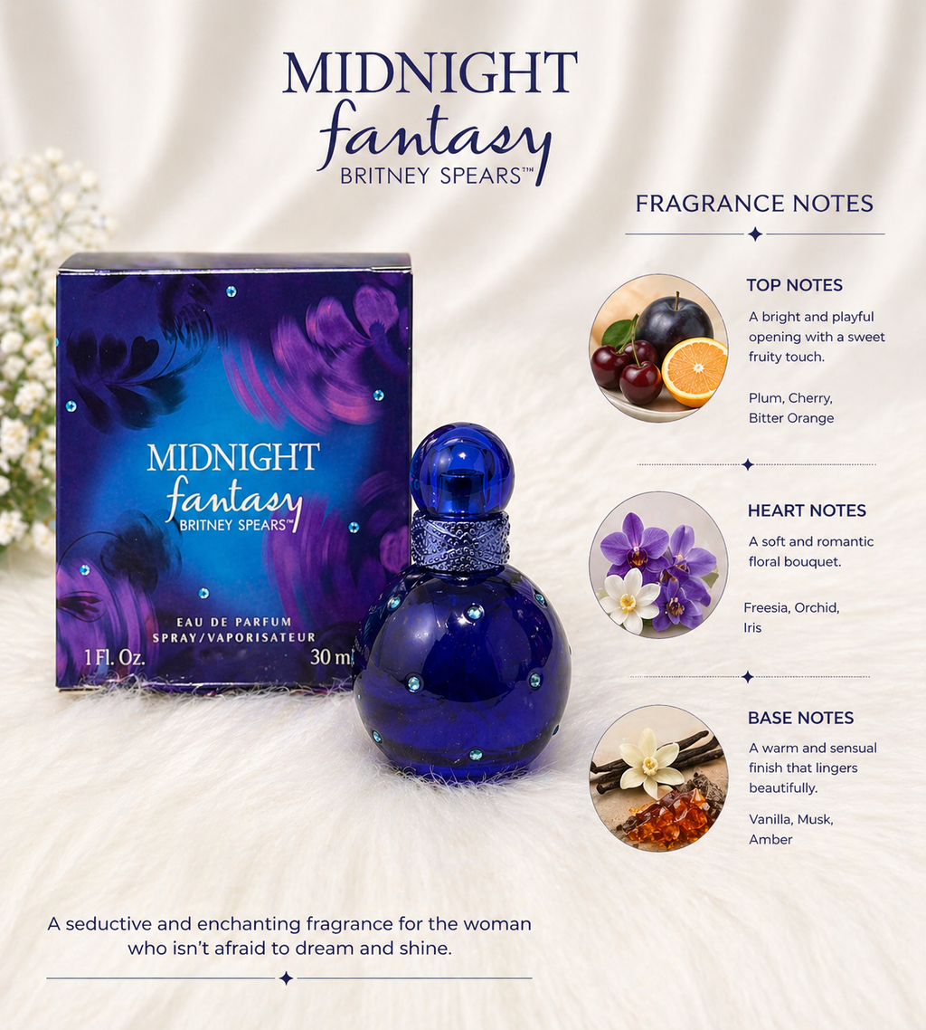 Britney Spears Midnight Fantasy Eau de Parfum 30ml