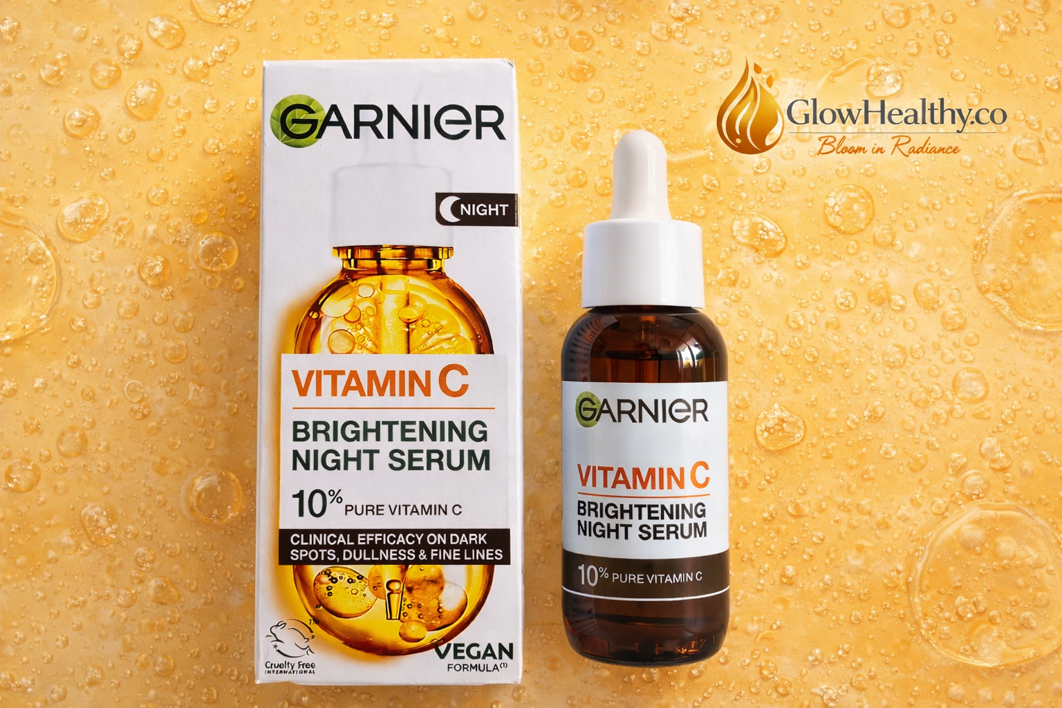 Garnier Vitamin C Brightening Night Serum (10% Pure Vitamin C) 30ml