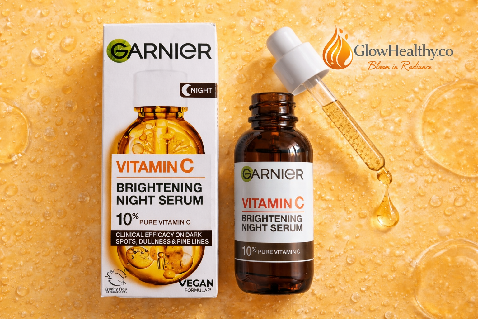 Garnier Vitamin C Brightening Night Serum (10% Pure Vitamin C) 30ml