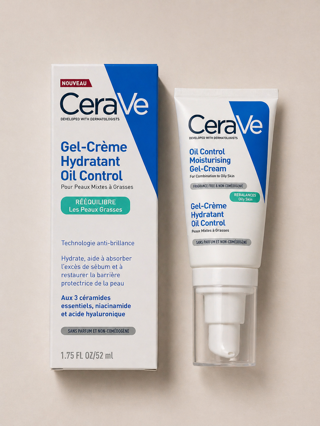 CeraVe Oil Control Moisturising Gel-Cream - 52 ml / 1.75 fl oz
