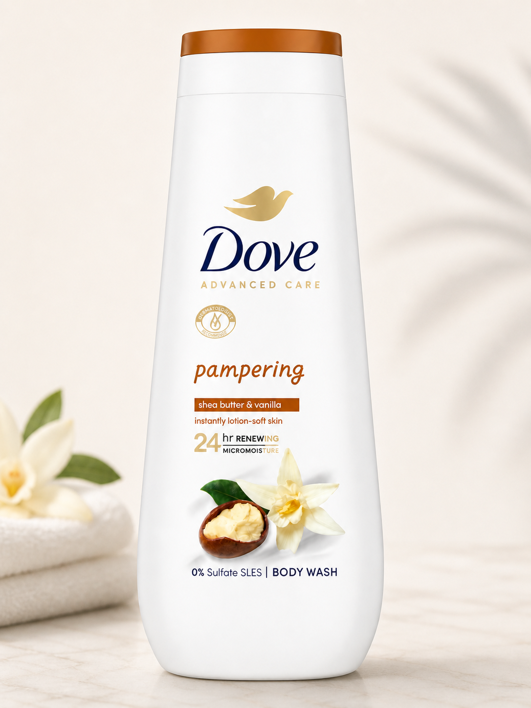 Dove Advance care Pampering Body wash 400ml