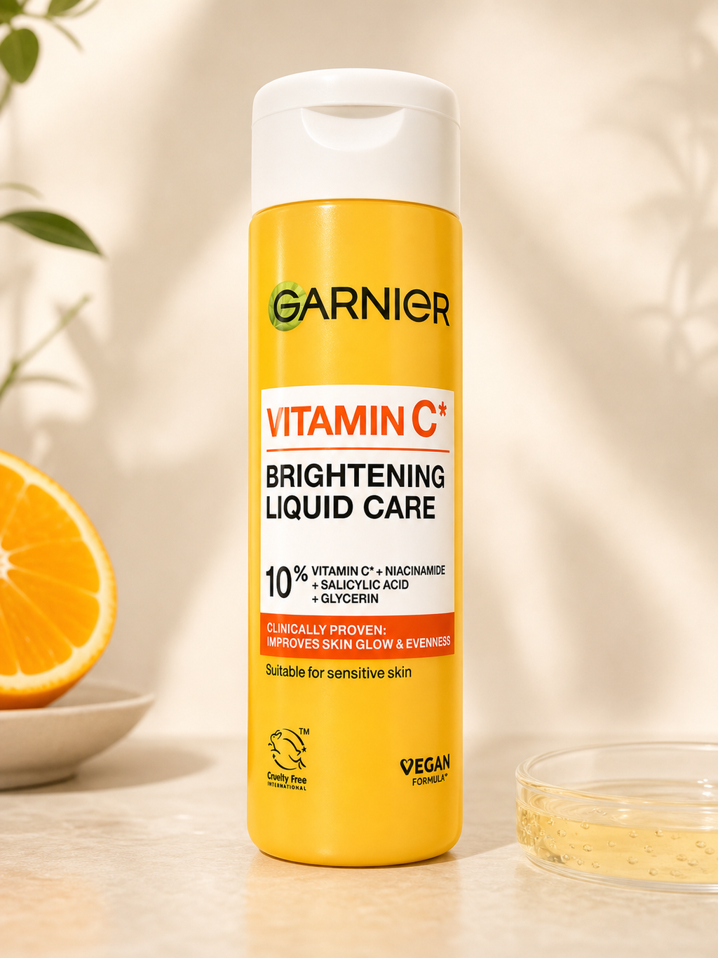 Garnier Vitamin C brightening liquid care